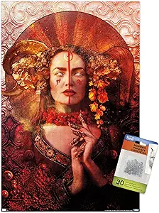 Jena DellaGrottaglia: Cosmic Zodiac - Aries Wall Poster with Push Pins - Aries Poster for men