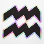 Holographic Decal Stickers of Odiac Signs Aquarius Icon Symbol Premium Waterproof Vinyl Decal Stickers for Laptop Phone Accessory Helmet Car Window Mug Tuber Cup Door Wall Decoration ANDVER301777bHO - Aquarius Mug for men