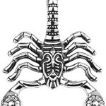 Scorpion Pendant Necklace Punk Stainless Steel Scorpio Zodiac Animal Biker Charm Necklace for Women Men Gothic Jewelry - Scorpio Accessories for men