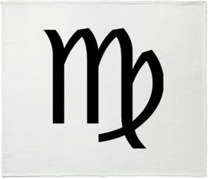 CafePress Virgo Symbol Throw Blanket Super Soft Fleece Plush Throw Blanket, 60"x50" - Virgo Blanket for men
