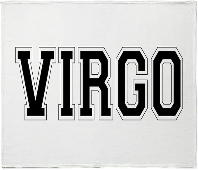CafePress Virgo Throw Blanket Super Soft Fleece Plush Throw Blanket, 60"x50" - Virgo Blanket for men