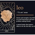 Buzz Unplugged Leo Zodiac Astrology Poster: Unique Astronomy Boho Wall Art Poster for Home, Office, Bedroom & Living Room Decor - Unframed Posters 8x10 - Leo Canvas for men