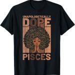 Afro Pisces Queen Melanin Birthday Gifts - Pisces T-Shirt for men
