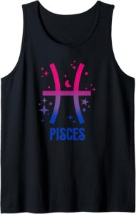 Bisexual Bi Pride LGBTQ Pisces Zodiac Sign - Pisces T-Shirt for men