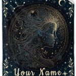Custom Virgo Throw Blanket for Girls, 50" x 60" Inches Soft Cozy Zodiac Blankets for Boys Teens, Aesthetic Constellation Throw Gifts for Couch, Bed & Travel - Virgo Blanket for men
