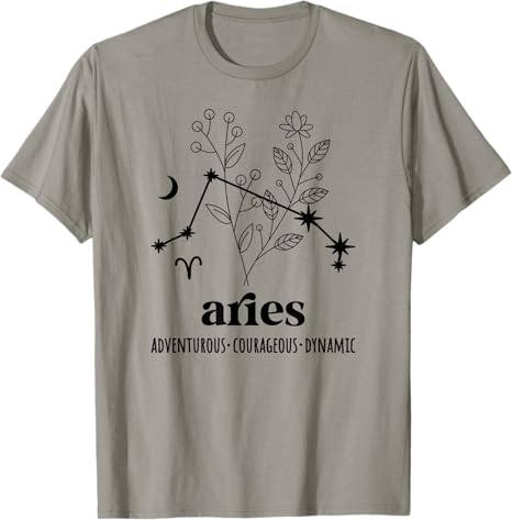 Aries Definition Aries Zodiac Sign Aries Birthday T-Shirt - Aries T-Shirt for men