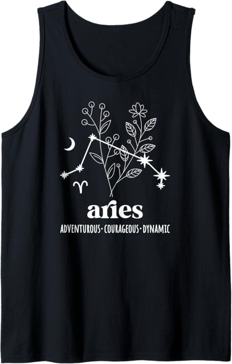 Aries Definition Aries Zodiac Sign Aries Birthday Tank Top - Aries T-Shirt for men