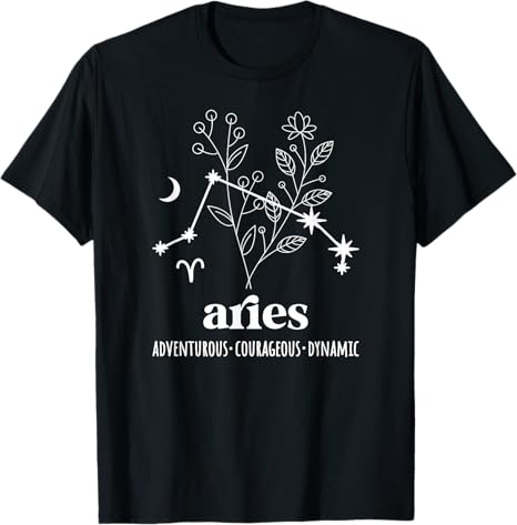Aries Definition Aries Zodiac Sign Aries Birthday T-Shirt - Aries T-Shirt for men