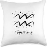 Aquarius Throw Pillow - Aquarius Pillow for men