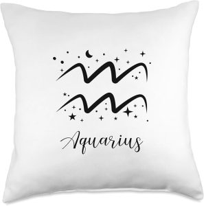 Aquarius Throw Pillow - Aquarius Pillow for men
