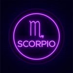 Scorpio Zodiac Horoscope Neon Signs, Constellation Led Light Signs for Birthday Party, Wall Décor, Christmas Decorations, Zodiac Gifts for Kids, Teens, Women, Men, 12"w x 12"h x 1"d Circular Design - Scorpio Canvas for men