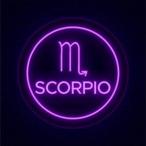 Scorpio Zodiac Horoscope Neon Signs, Constellation Led Light Signs for Birthday Party, Wall Décor, Christmas Decorations, Zodiac Gifts for Kids, Teens, Women, Men, 12"w x 12"h x 1"d Circular Design - Scorpio Canvas for men