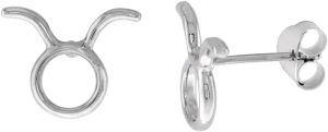 Sabrina Silver - Taurus Earrings for men