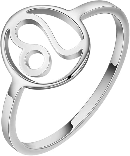 12 Zodiac Constellation Ring for Women Girls, 36L Stainless Steel Rings for Women Silver Gold Rings for Women Aries Gifts for Women Handmade Rings Zodiac Finger Ring Jewelry for Women Girls - Aries Ring for men