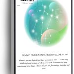 Gemini Zodiac Canvas Print Astrology Wall Art Poster Gemini Birthday Gift For Home Office School Wall Decor Framed Artwork(Wood Framed 12" X 18") - Gemini Canvas for men