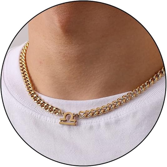 GLITTO - Libra Jewelry for men