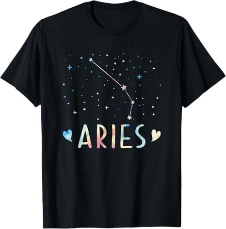 Aries Astrology Zodiac Horoscope for Star Sign Lovers T-Shirt - Aries T-Shirt for men