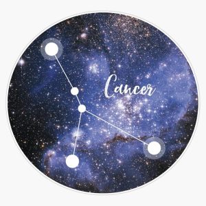 Cancer Zodiac Sign, June 21 - July 22 Vinyl Decal Bumper Sticker 5" - Cancer Car Accessories for men