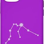 iPhone 12/12 Pro Light Pastel Purple Zodiac Aquarius Case - Aquarius Phone Case for men
