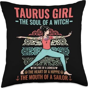 Taurus Astrology Zodiac Sign Taurus Horoscope Taurus Throw Pillow - Taurus Pillow for men