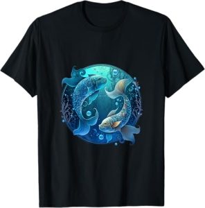 Luna month designs - Pisces T-Shirt for men