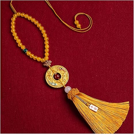 Car Interior Good Luck Pendant Pisces Pei Peace Buckle Car Rearview Mirror Pendant Fashion Gifts Car Accessories Internal Pendant - Pisces Car Accessories for men