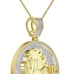 USDIAMONDKING - Virgo Necklace for men
