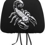 Poison Scorpion Car Seat Headrest Cover Universal Car Headrest Protector Car Interior Accessories - Scorpio Car Seat Cover for men