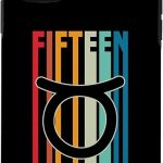 iPhone 11 Retro Vintage Style Taurus Sign 15th Birthday Party Supply Case - Taurus Phone Case for men