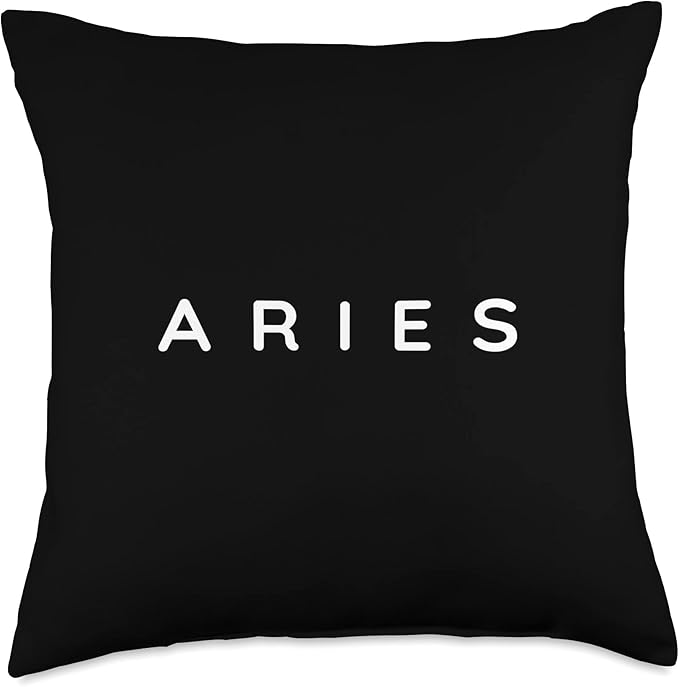 Aries Zodiac / Aries Star Sign / Aries Astrology Throw Pillow - Aries Pillow for men