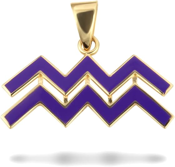 Claddagh Gold - Aquarius Necklace for men