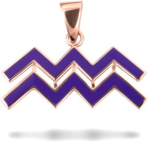 Claddagh Gold - Aquarius Necklace for men