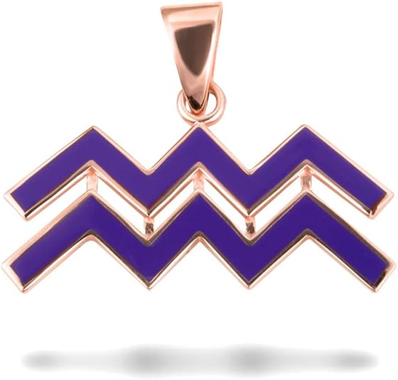 Claddagh Gold - Aquarius Necklace for men