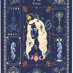 HORSESBLANKET Virgo Constellation Astrology Vintage Aluminum Metal Poster Sign Decor Metal Tin Sign For cafe Home Retro Club Bar Bathroom Poster Wall Art & Decor Gift 8x12 inches - Virgo Poster for men