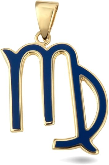 Claddagh Gold - Virgo Necklace for men