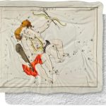 bCreative - Graffitee Studios - S Hall Blanket, 50"x60" Vintage Gemini Zodiac Silky Touch Sherpa Back Super Soft Throw Blanket - Gemini Blanket for men