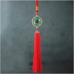 Car Interior Good Luck Pendant Car Rearview Mirror Interior Pendant Brass Relief Pisces Car Hang Pendant Car Decoration (Color : 2#) - Pisces Car Accessories for men