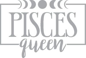 Pisces Queen Vinyl Sticker Decals (Pack of 2) for Car Bumper Window Laptop Tablet Phone (10 inch x 6.8 inch,Silver) - Pisces Car Accessories for men