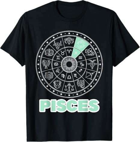 Zodiac Sign Pisces Gifts - Pisces T-Shirt for men