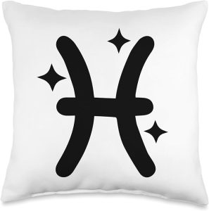 Pisces Zodiac Apparel Pisces Zodiac Sign Astrology Horoscope Birthday Throw Pillow, 16x16, Multicolor - Pisces Pillow for men
