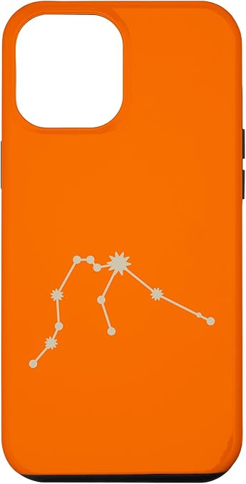 iPhone 14 Pro Max Beige Orange Zodiac Aquarius Case - Aquarius Phone Case for men
