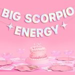 xo, Fetti Big Scorpio Energy Birthday Party Iridescent Foil Banner - 5 Ft. | Zodiac Scorpio, Horoscope, Astrology Bday Party Decorations Gift - Scorpio Products for men