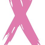 Breast Cancer Awareness Ribbon White Car Window Vinyl Decal Sticker 2.75" x 5" (Soft Pink) - Cancer Car Accessories for men
