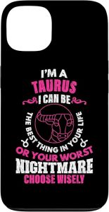 Zodiac Sign Funny I'm A Taurus Graphic Case for iPhone 13 - Taurus Phone Case for men