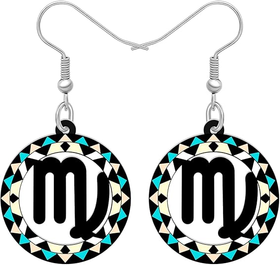 LONYOO - Virgo Earrings for men