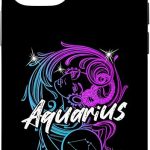 iPhone 14 Zodiac Sign Aquarius Beautiful Girl Born In February January Case - Aquarius Phone Case for men