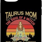iPhone 13 Pro Taurus Mom Zodiac Funny Astrology Soul Retro Vintage Mother Case - Taurus Phone Case for men