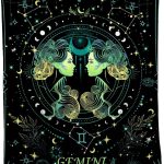 Gemini Blanket Gifts Decor for Boys/Girls - Ultra Soft Flannel Blanket for Home Decor - Plush Warm Cozy Bed Blanket for Couch/Bed/Living Room,30"x40"-Toddlers/Crib Size - Gemini Blanket for men