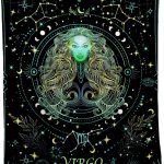 Virgo Zodiac Blanket Virgo Constellation Blanket - Astrology Gifts for Women Men - Zodiac Sign Throw Blanket for Birthday - Astrology Decor for Couch/Bed/Living Room,40"x50"-Kids/Throw Size - Virgo Blanket for men