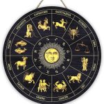 Zodiac Sign Wood Plaque Wall Art Decor, Horoscope Gifts For Her, Astrological Gifts, Aries Taurus Gemini Cancer Leo Virgo Libra Scorpius Sagittarius Capricorn Aquarius Pisces (04) - Pisces Home Decor for men
